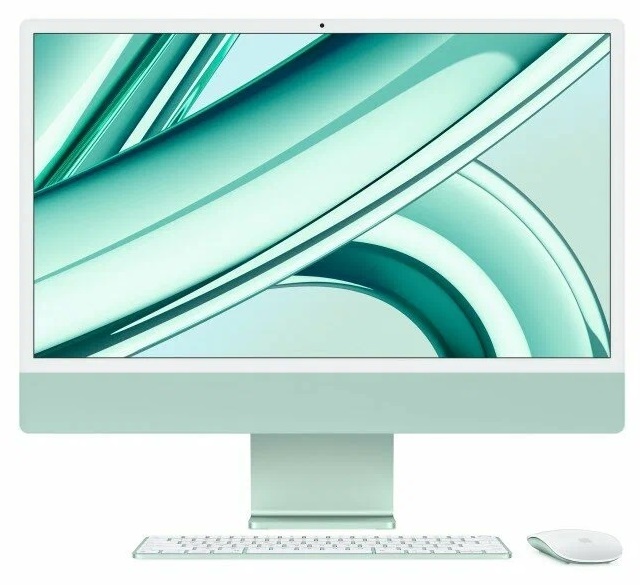 Моноблок Apple iMac 24 M3 2023, RAM 16 ГБ, Зеленый, SSD 512 ГБ, 8-Core детальное изображение - 1