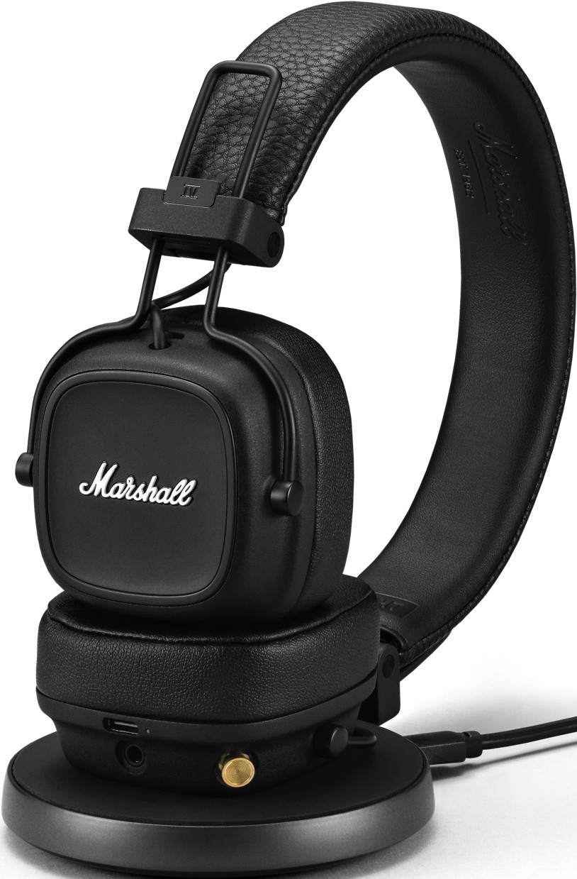 Наушники беспроводные с микрофоном Marshall Major IV, Черный детальное изображение - 5