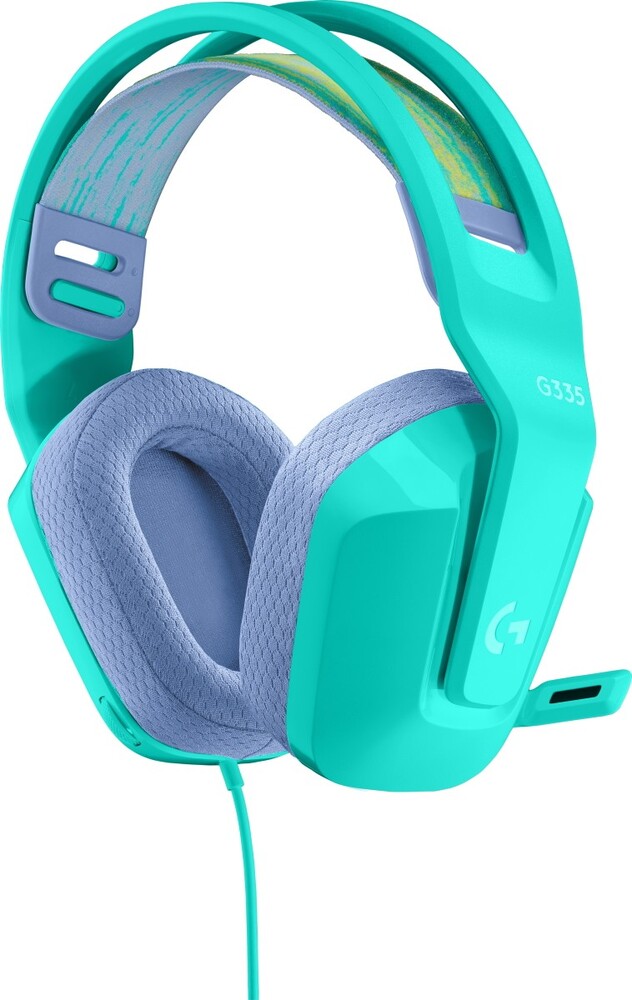 Проводные наушники Logitech G335, Бирюзовый №2