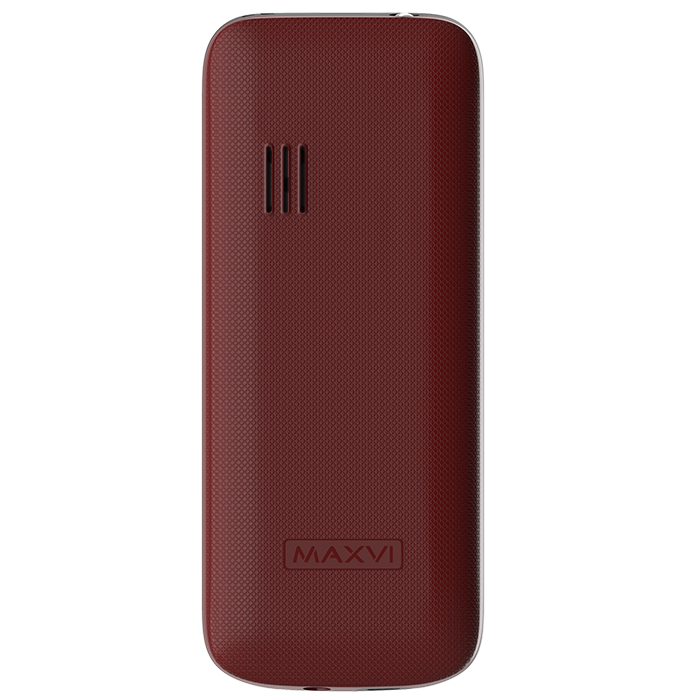 Мобильный телефон MAXVI C3n, 32 Мб, Винный красный, Dual mini-SIM детальное изображение - 5