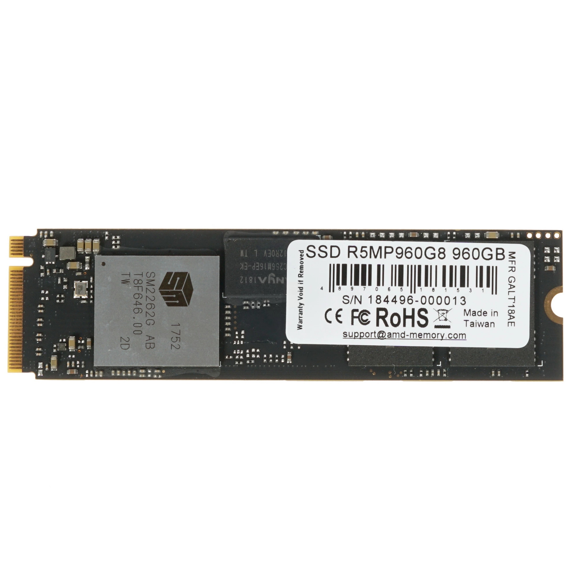 Накопитель SSD AMD R5 Series R5MP960G8, 960 Гб детальное изображение - 2