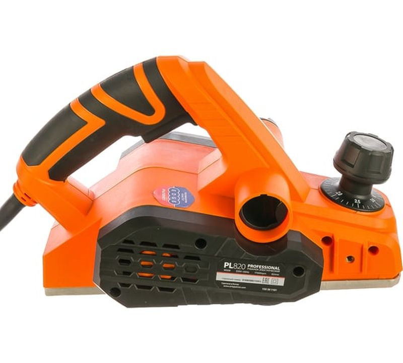 Электрический рубанок PATRIOT PL 820 150301101, 900 Вт,  Оранжевый детальное изображение - 3