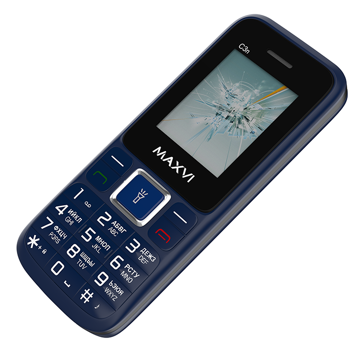 Мобильный телефон MAXVI C3n, 32 Мб, Маренго, Dual mini-SIM детальное изображение - 7