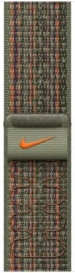 Умные часы Apple Watch Series 9 Midnight Aluminum Case with Nike Sport Band Sequoia/Orange, 45 mm, Секвойя/Оранжевый детальное изображение - 2