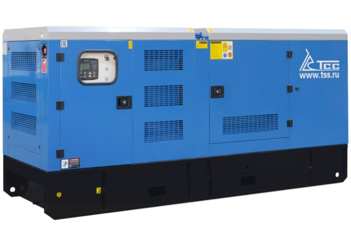 Генератор дизельный ТСС АД-80С-Т400-1РКМ11 (TTD 110TS ST) 040058, в кожухе, 80 кВт, Синий №1