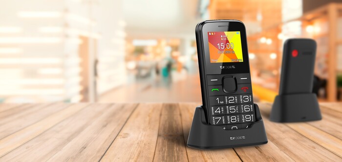 Кнопочный телефон Texet TM-B201, черный №7