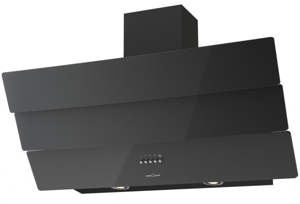 Вытяжка Krona INGA 900 black push button, Черный детальное изображение - 2