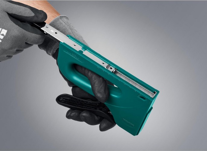 Скобозабиватель ручной KRAFTOOL 3189 3-в-1: 53, 13, 23, пластиковый детальное изображение - 2