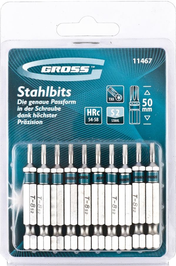 Биты, торцевые головки Gross 11467 детальное изображение - 1