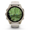 Смарт-часы Garmin Fenix 8 AMOLED Sapphire, 43 мм, Золотистый, Серый кожаный ремешок вариант - 8