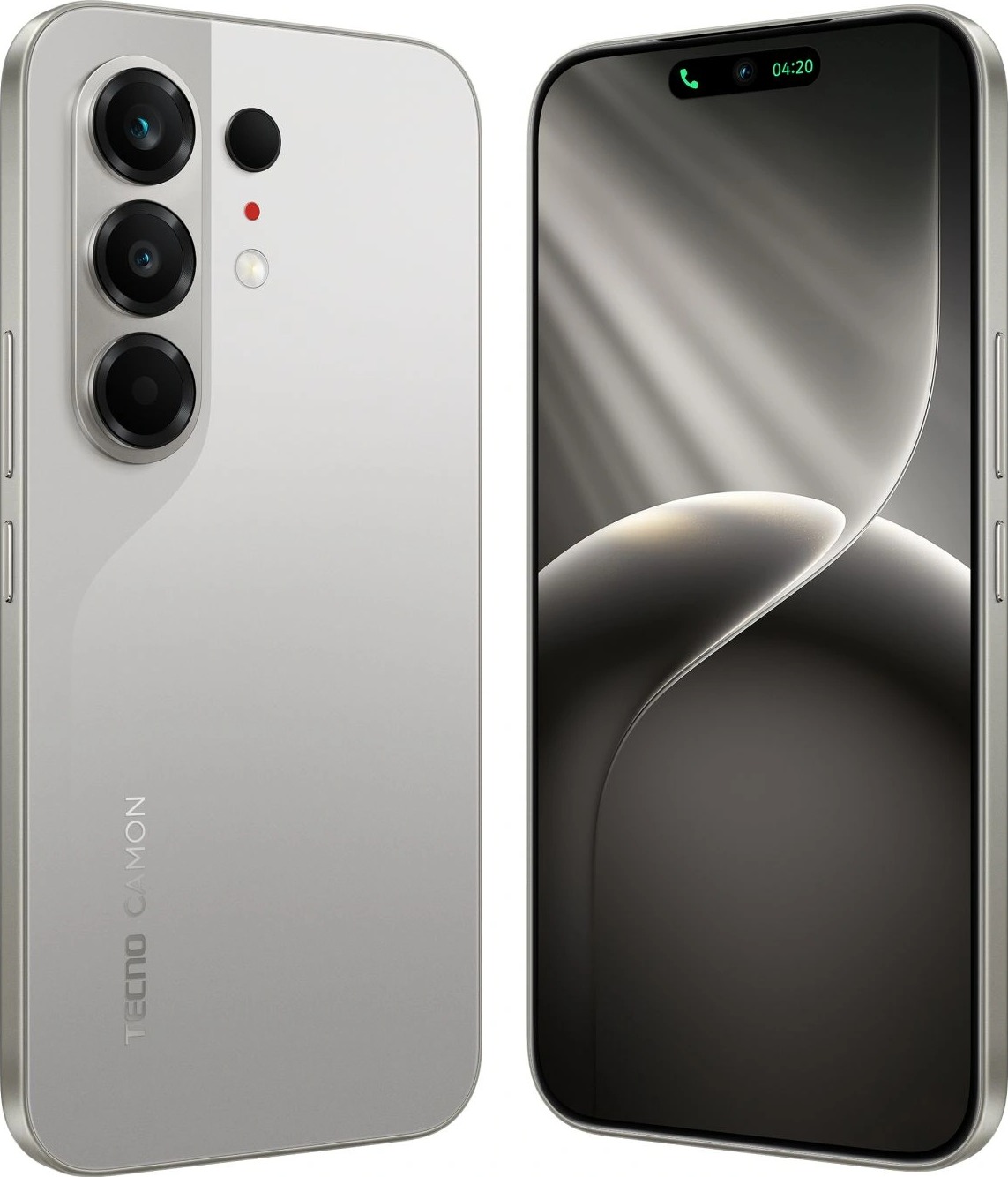 Смартфон Tecno CAMON 50 8/256 Гб, Туманный титановый, Dual nano-SIM детальное изображение - 4