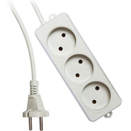 Сетевой удлинитель Гарнизон EL-E3-W-3, 3 м, Белый детальное изображение - 1