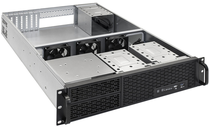 Серверный корпус ExeGate Pro 2U650-06/2U2098L/2U-1000ADS, 1000 Вт, Черный №5