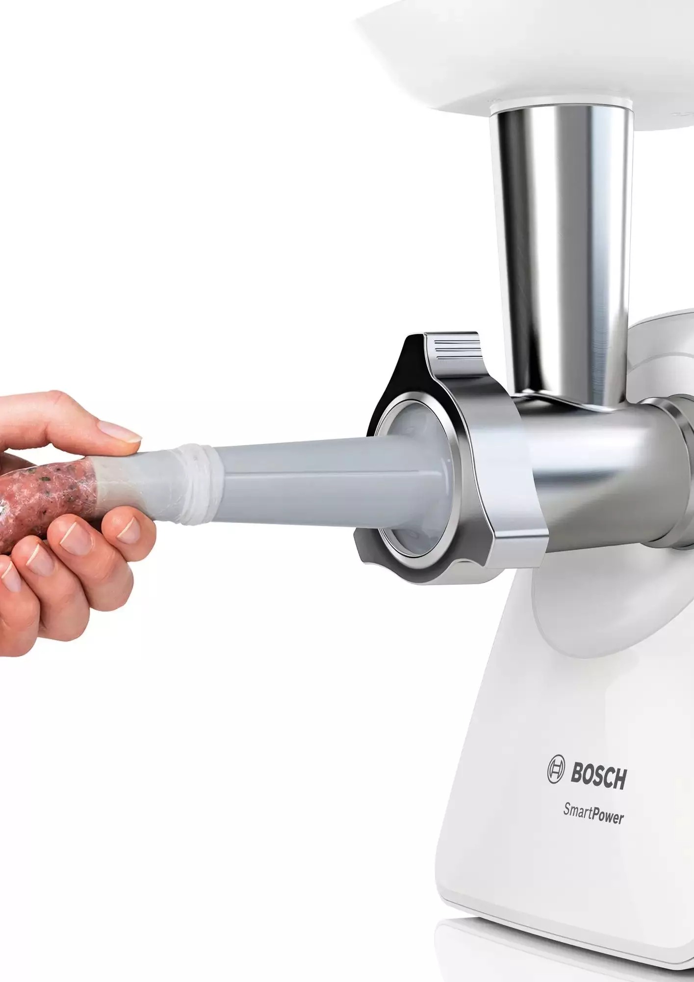 Мясорубка Bosch MFW2520W, Белый детальное изображение - 4