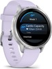 Смарт-часы Garmin Venu 4 41 мм, Серебряный с сиренево-голубым ремешком вариант - 2