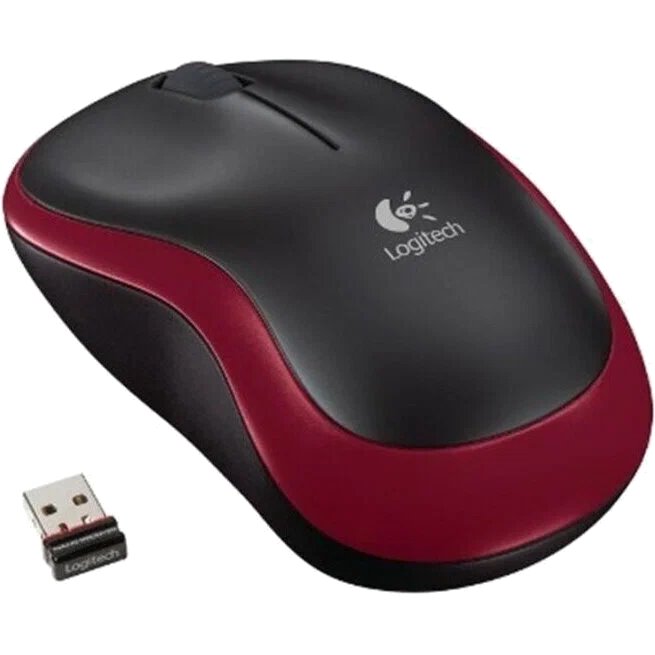 Мышь Logitech M186  (910-004133), Красный, Черный детальное изображение - 3