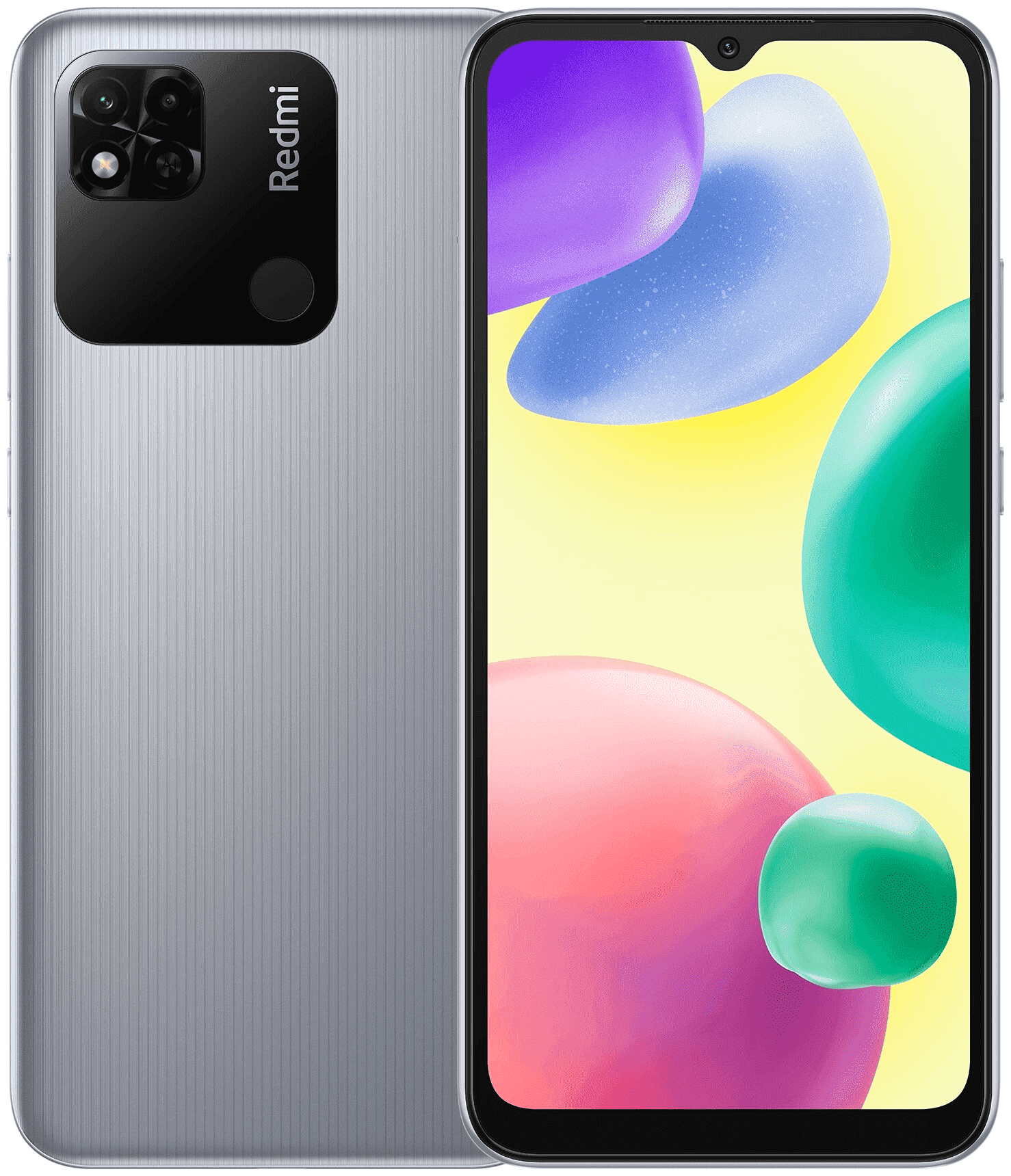 Смартфон Xiaomi Redmi 10A 64 ГБ, Серебристый, Dual nano SIM детальное изображение - 1