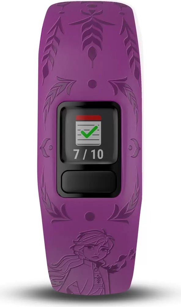 Фитнес-браслет детский Garmin Vivofit Jr 2, Disney Frozen 2 Band, 11 мм, Фиолетовый №3