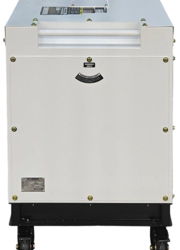 Генератор дизельный с воздушным охлаждением HYUNDAI DHY 10000SE-T, в кожухе, 8 кВт, Белый детальное изображение - 4