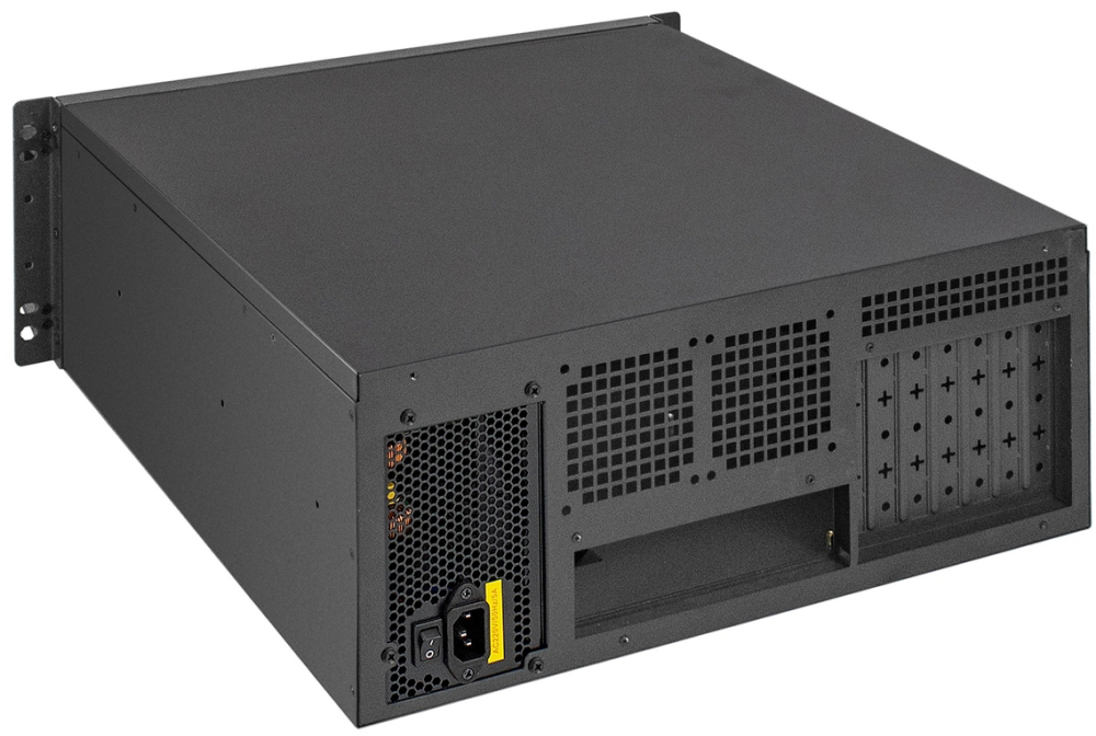 Серверный корпус ExeGate Pro 4U450-17/1100RADS, 1100 Вт, Черный детальное изображение - 4