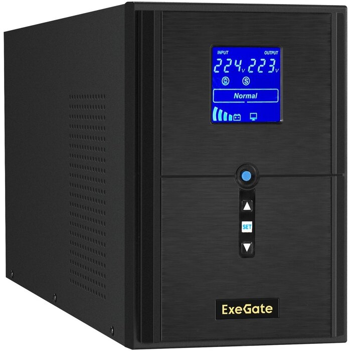 ИБП ExeGate SineTower SZ-2000.LCD.AVR.3SH.1C13.USB + 2x HRL 12-100 (100Ач) №2