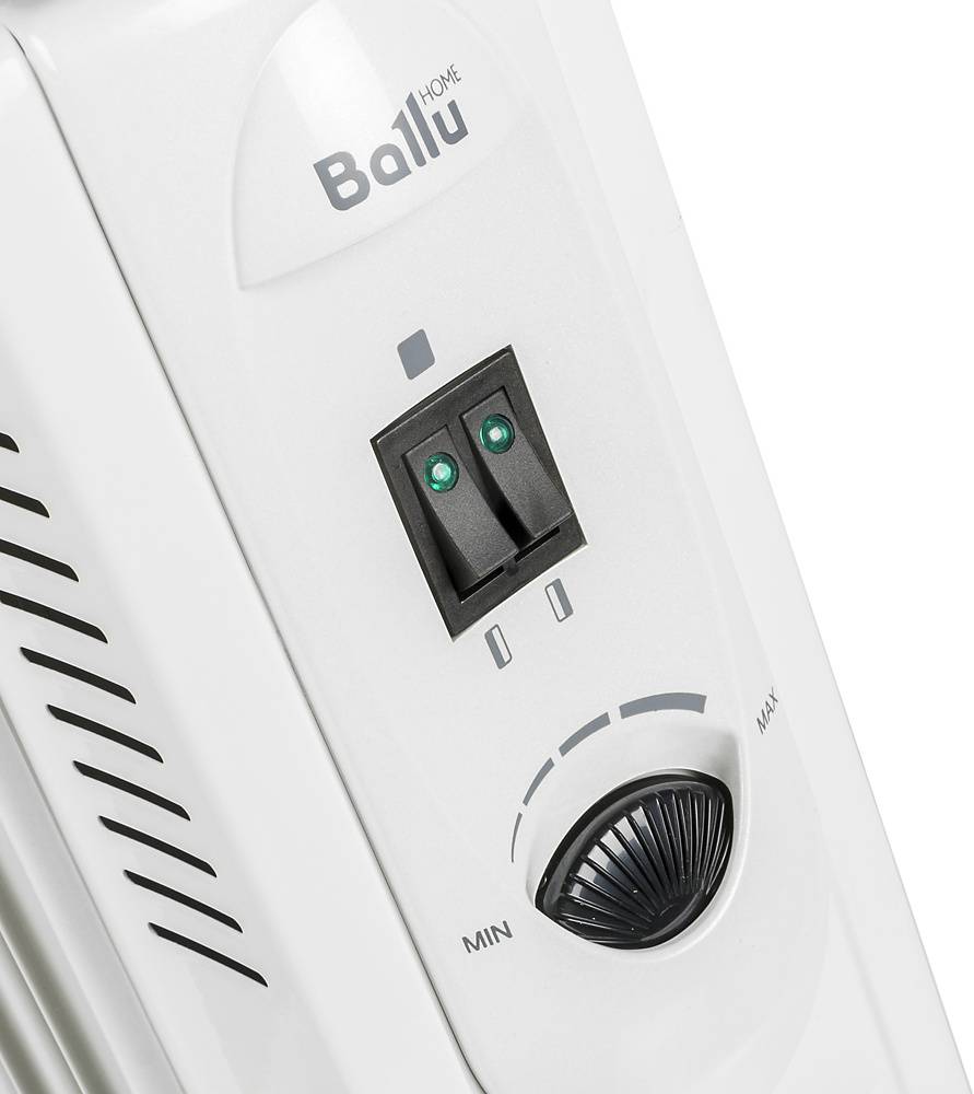 Масляный радиатор Ballu Comfort BOH CM-09WDN, Белый детальное изображение - 4