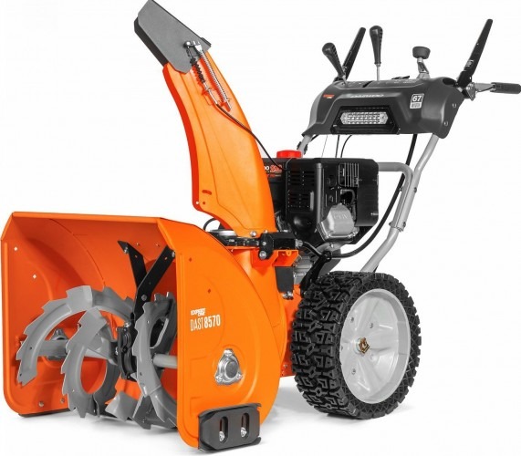 Снегоуборщик бензиновый с электрозапуском Daewoo DAST 8570, 8.5 л.с., 6250 Вт, Оранжевый/Серый детальное изображение - 1