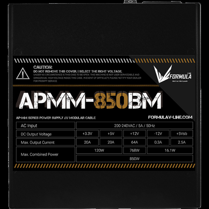 Блок питания Formula APMM-850BM, 850 Вт №3