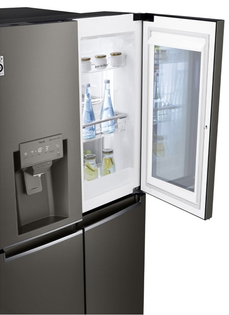 Холодильник LG GR-X24FMKBL, Черный детальное изображение - 4