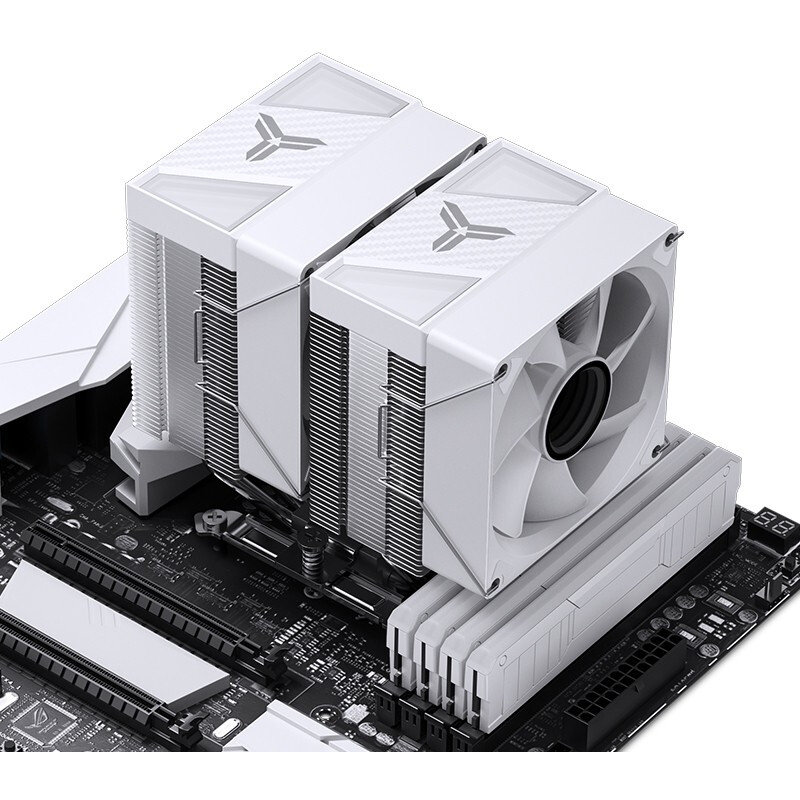 Кулер Jonsbo CR-1400 DV2 ARGB, Белый детальное изображение - 4