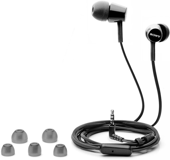 Проводные наушники Sony MDR-EX155AP, Черный №3