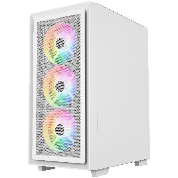 Корпус Powercase Mistral AY4W ARGB, Белый детальное изображение - 3