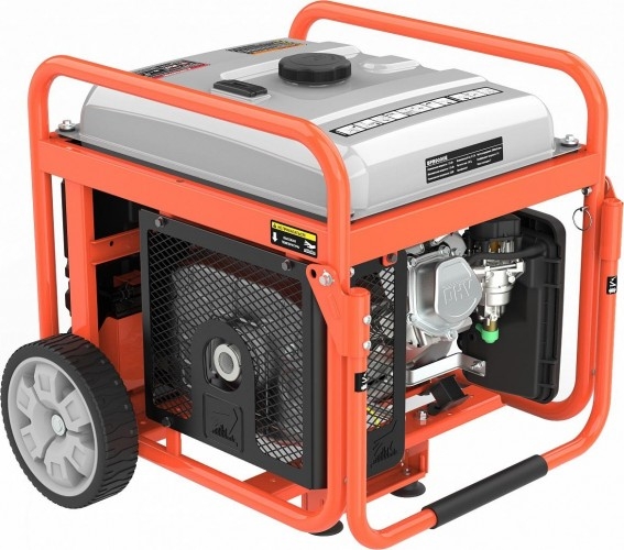 Генератор бензиновый ZONGSHEN BPB 9000 E 1T90DFB91, 6.5 кВт, Оранжевый детальное изображение - 2