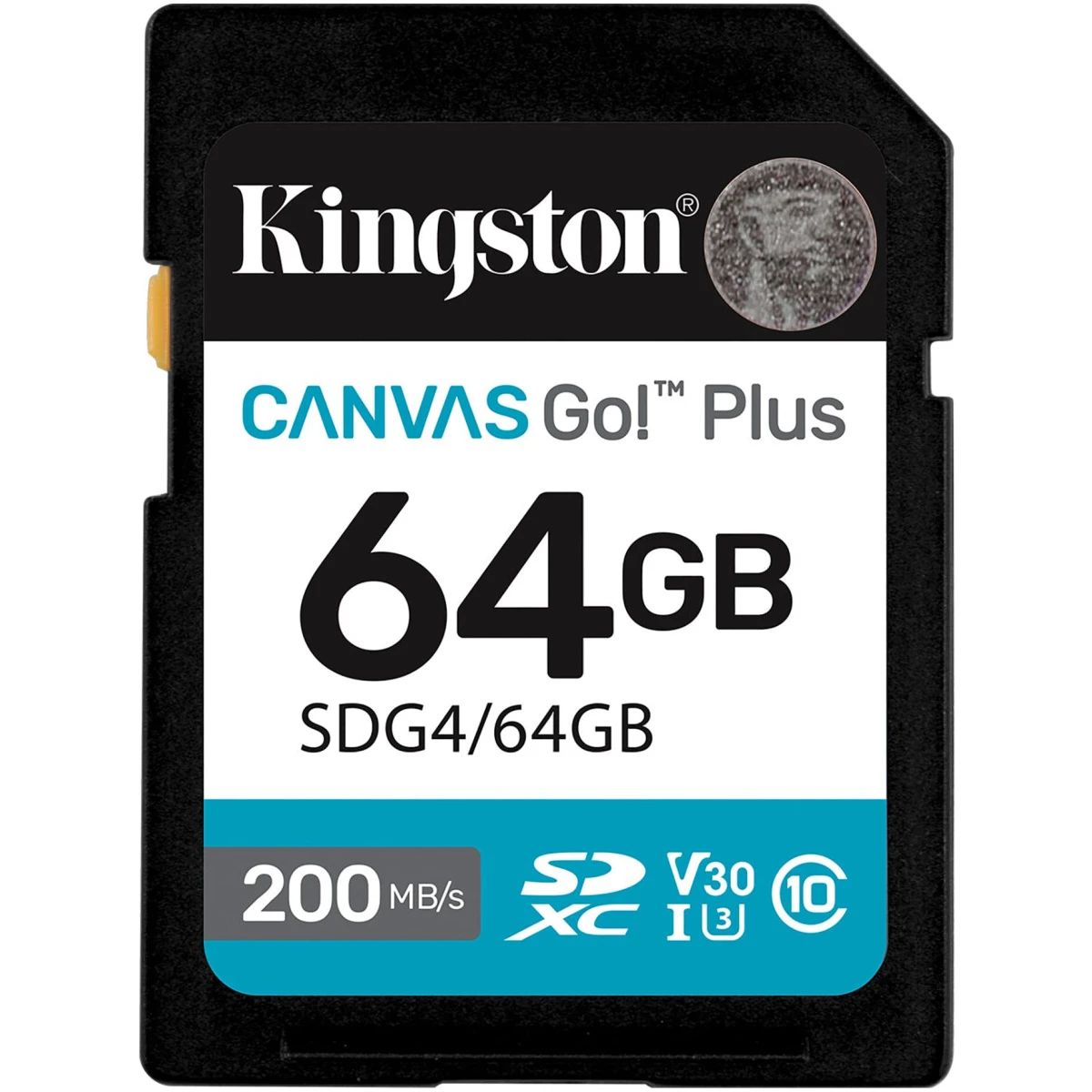 Карта памяти Kingston Canvas Go! Plus SD (SDG4/64GB), 64 Гб детальное изображение - 1