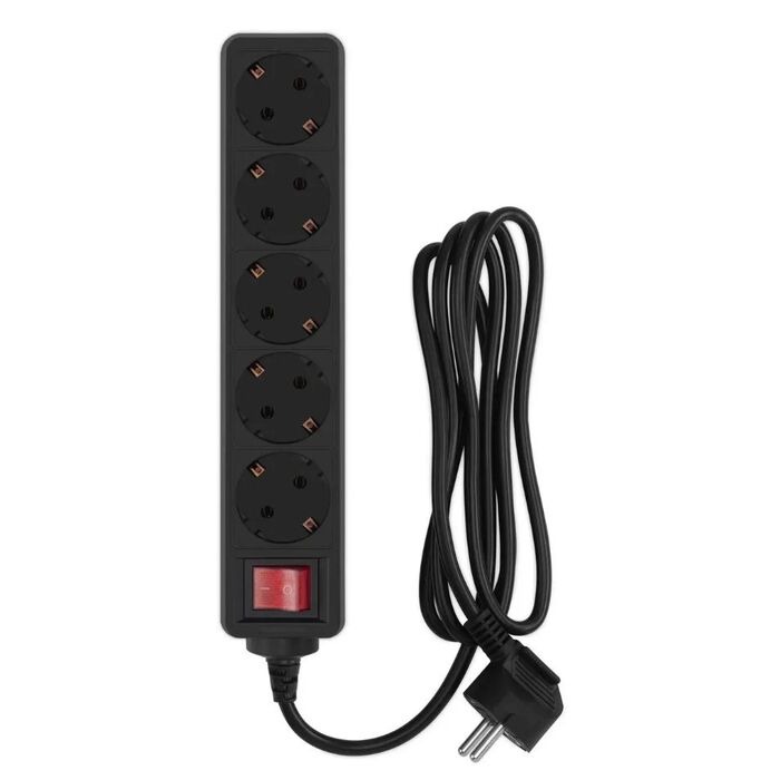 Сетевой фильтр PC PET AP01006-1.8-B, 1.8 м, Черный №2
