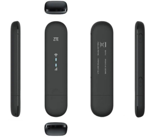 Модем ZTE MF79N 2G/3G/4G USB Firewall + Router, внешний, Черный детальное изображение - 7