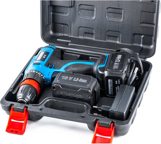 Аккумуляторная дрель-шуруповерт WorkMaster АШ-18ЛМ, 18 В, 28 Нм, 1,5 А·ч детальное изображение - 27