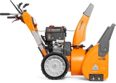 Снегоуборщик бензиновый Daewoo DAST 1080 с электрозапуском DAST 1080 (LCT), 11 л.с., 7350 Вт, Оранжевый/Серый детальное изображение - 2