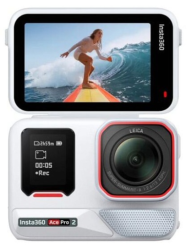 Экшн-камера Insta360 Ace Pro 2 Standard Bundle, Белый детальное изображение - 3