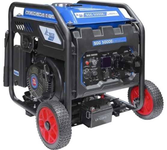 Генератор бензиновый ТСС SGG 5000Ei 060040, 5 кВт, Синий детальное изображение - 3