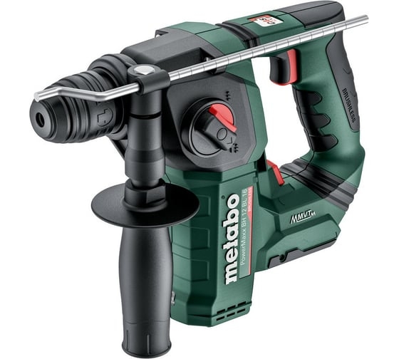 Аккумуляторный перфоратор Metabo PowerMaxx BH 12 BL 16, 1.3 Дж, 5250 уд/мин, 600207850 детальное изображение - 1