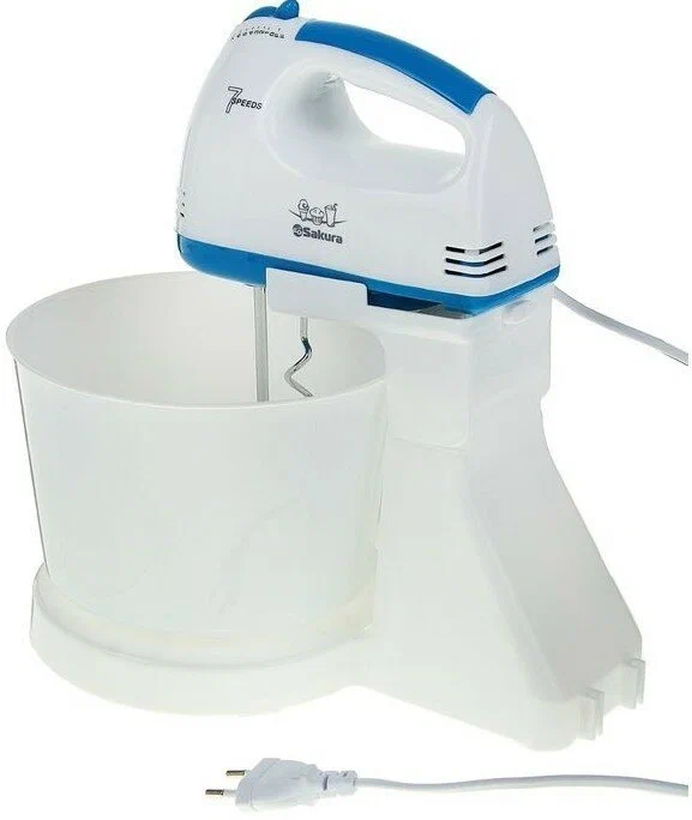 Миксер Sakura  SA-6313CBL, Синий детальное изображение - 2