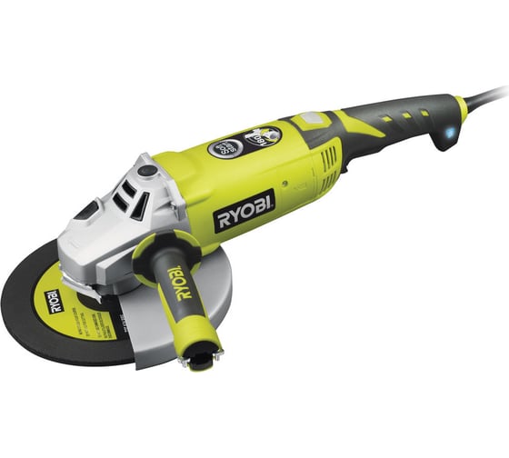 Углошлифовальная машина Ryobi EAG2000RS 5133000550, 230 мм, 6000 об/мин, 2000 Вт детальное изображение - 1