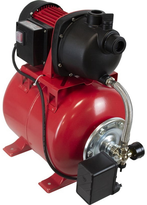Станция автономного водоснабжения Edon EWP 650RC, 50 л/мин, 25 мм, напор 35 м, d=25 мм, 650 Вт, Красный детальное изображение - 2