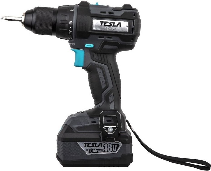 Аккумуляторная дрель Tesla TCD18BL, 55 Нм, 18 В №1