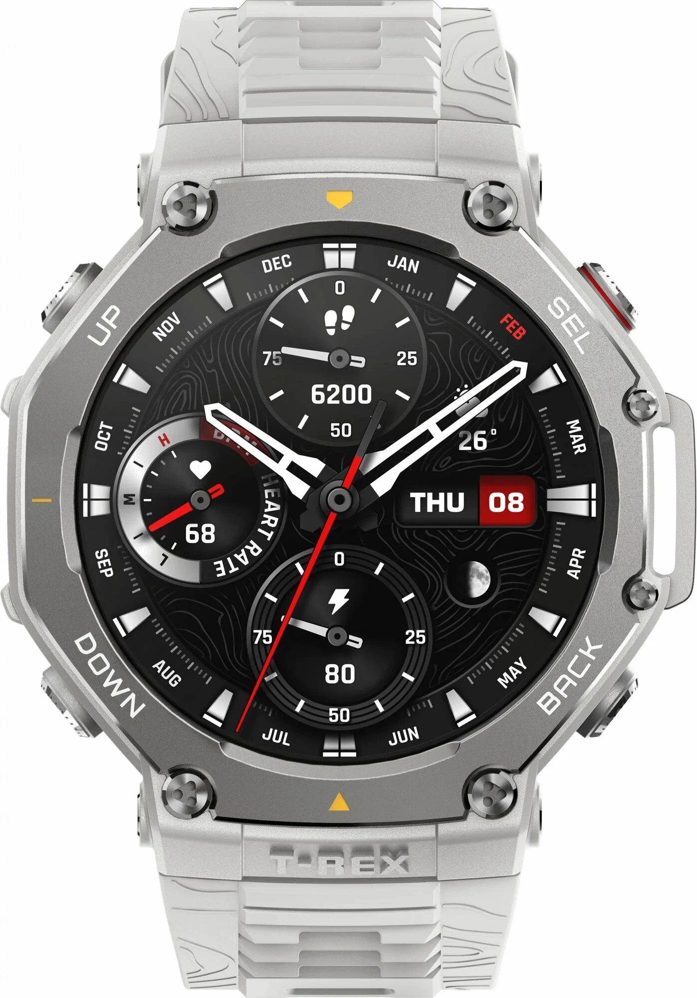 Смарт-часы Amazfit T-Rex 3 A2323 48 мм, Серая дымка детальное изображение - 7