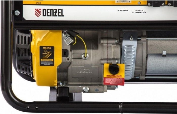 Генератор бензиновый Denzel GE 8900 94639, 7 кВт, Желтый №11