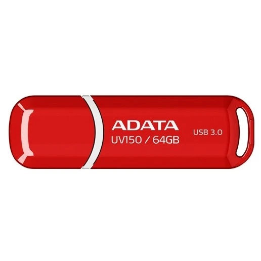 USB Flash накопитель ADATA UV150 64 ГБ, красный детальное изображение - 1