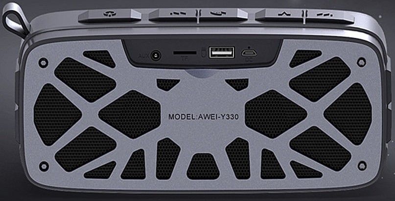 Портативная колонка Awei Y330, Черная детальное изображение - 6