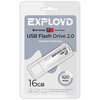 USB Flash накопитель Exployd 620 16 ГБ, белый вариант - 1